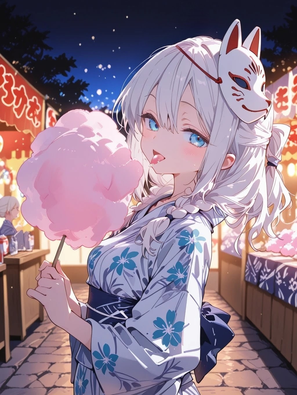綿菓子の甘さに誘われて | の人気AIイラスト・グラビア
