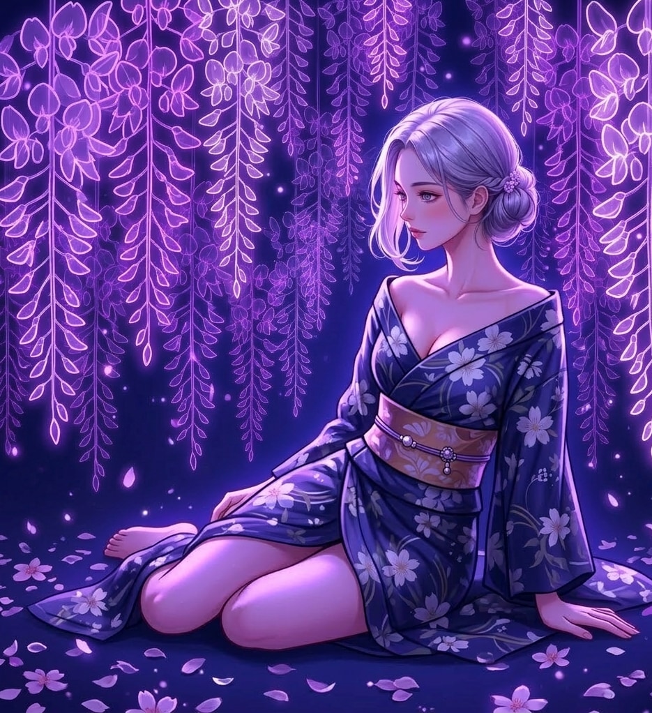 藤の花 | の人気AIイラスト・グラビア