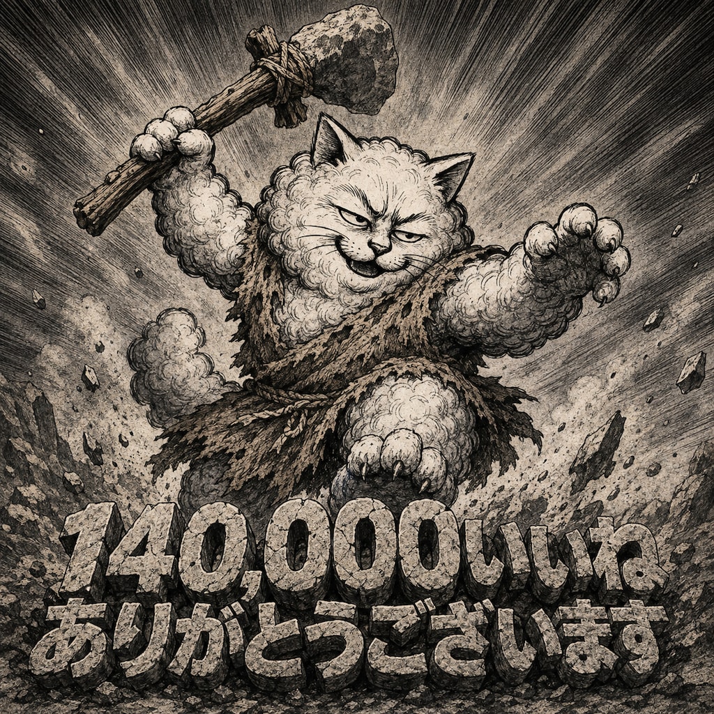 140,000いいねありがとうございます