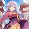 韓服コスでパンチラ 7枚目