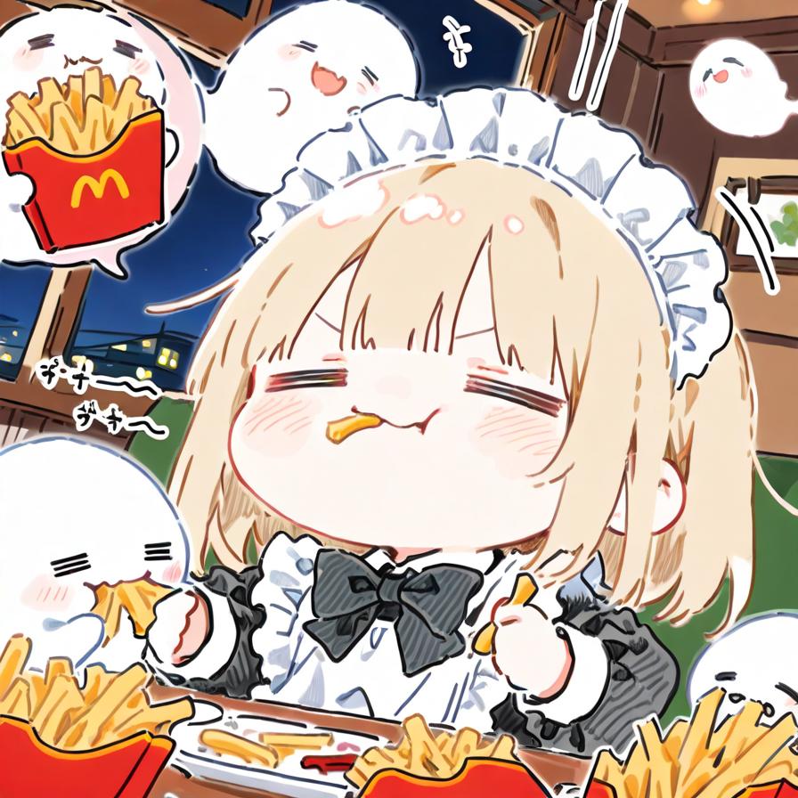 モ リ モ リ ポ テ ィ ト ゥ フ ェ ス テ ィ ボ ー🍟✨ | の人気AIイラスト・グラビア