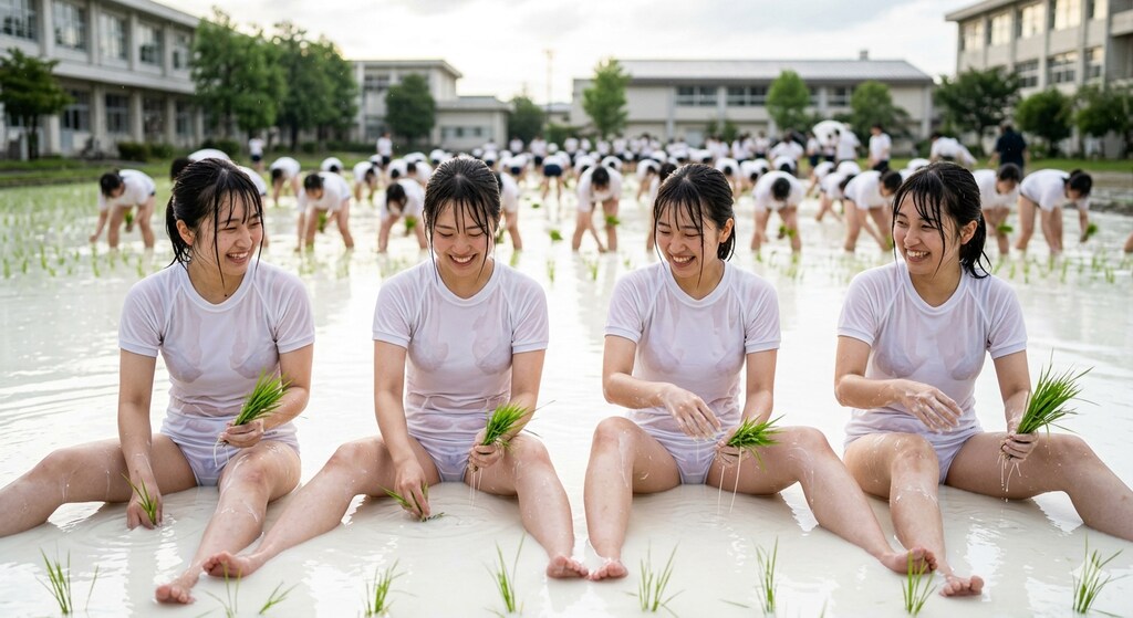 学校行事～田植え～