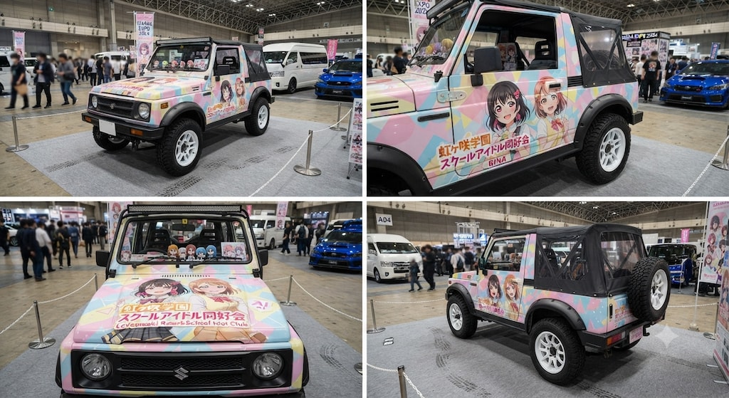 ラブライブ痛車ジムニー