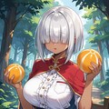 キンタマ料理を堪能する悪魔神官ちゃん 2枚目