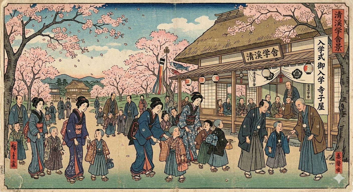 江戸時代の入学式 | の人気AIイラスト・グラビア