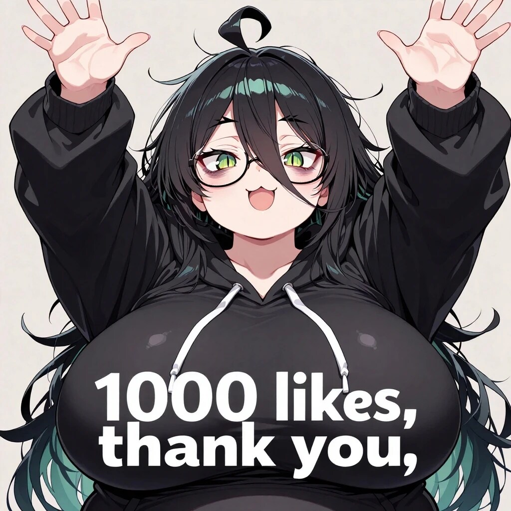 1000いいねありがとう