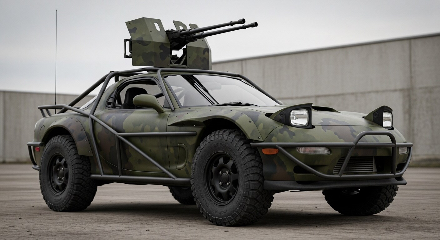 FD3S軍用車 | の人気AIイラスト・グラビア