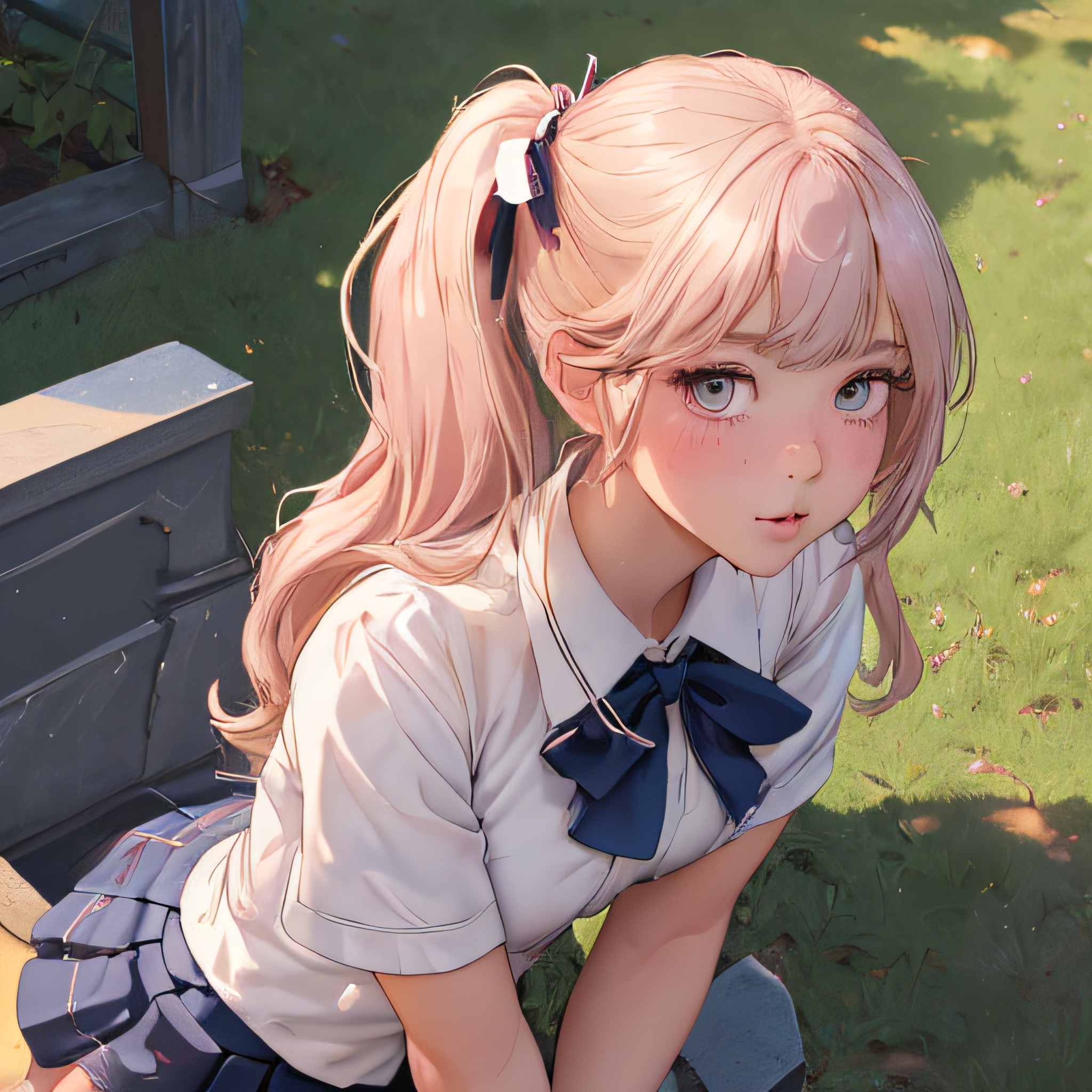 upward glance | の人気AIイラスト・グラビア