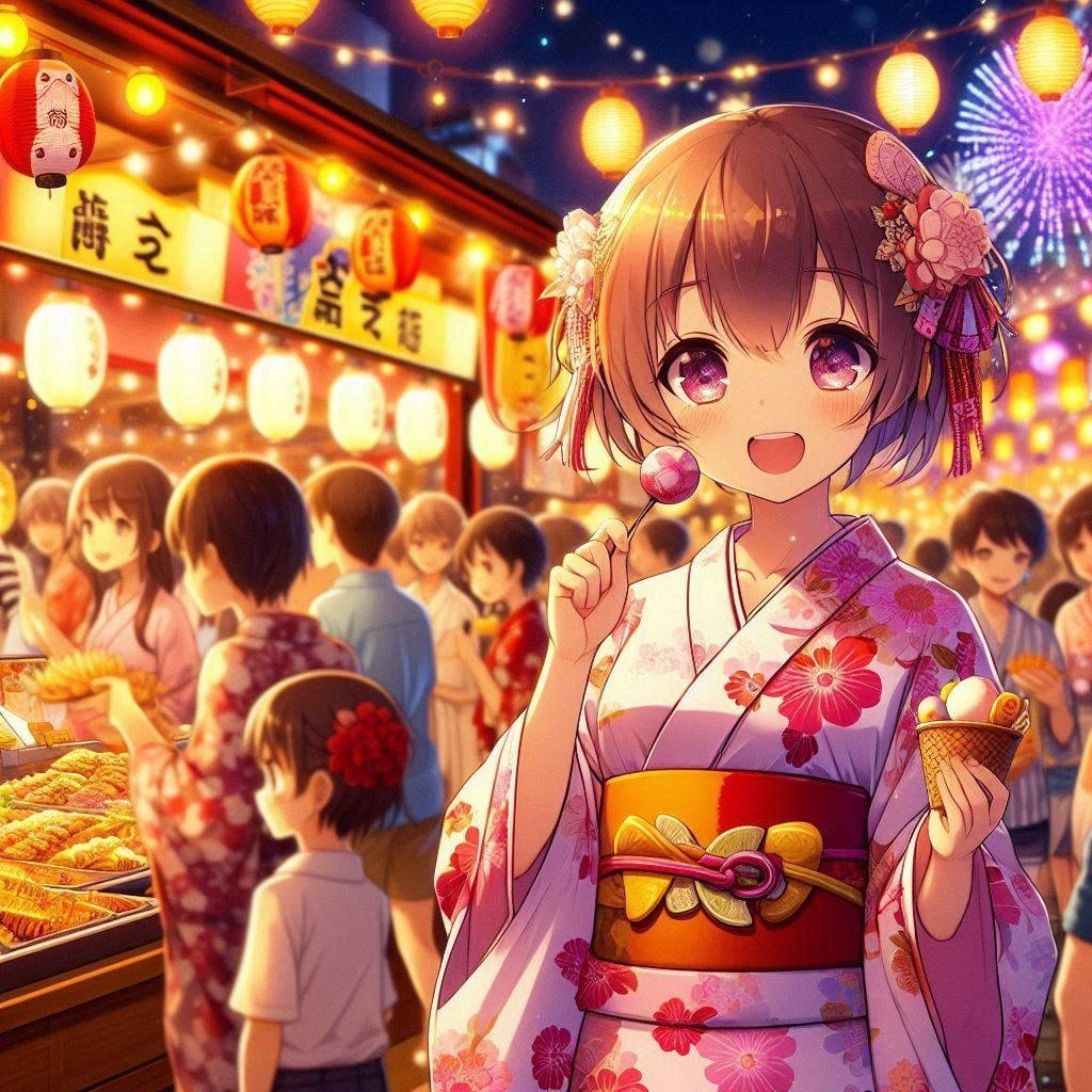 夏祭り(DALL-E)(2)