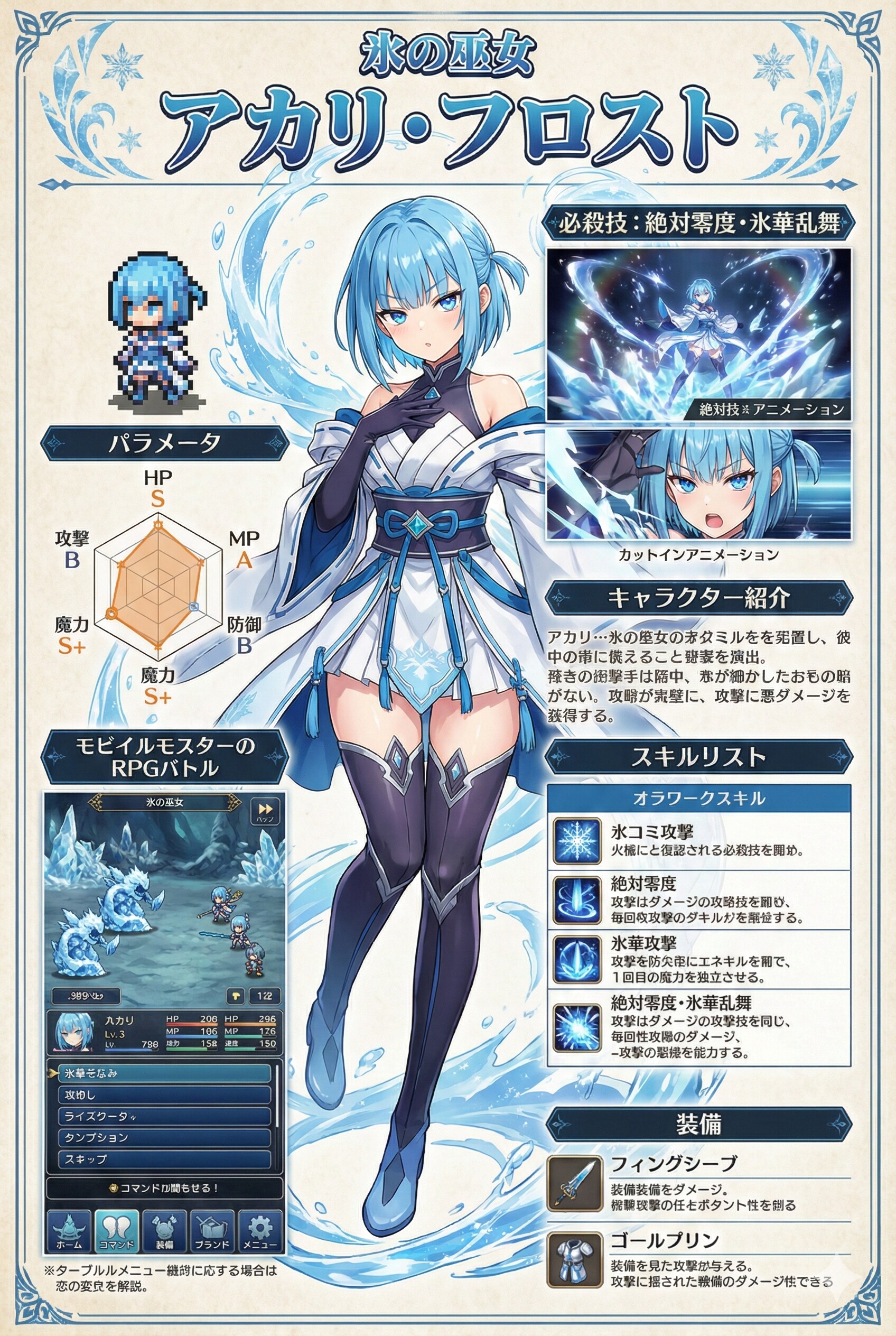 氷と炎の魔法少女