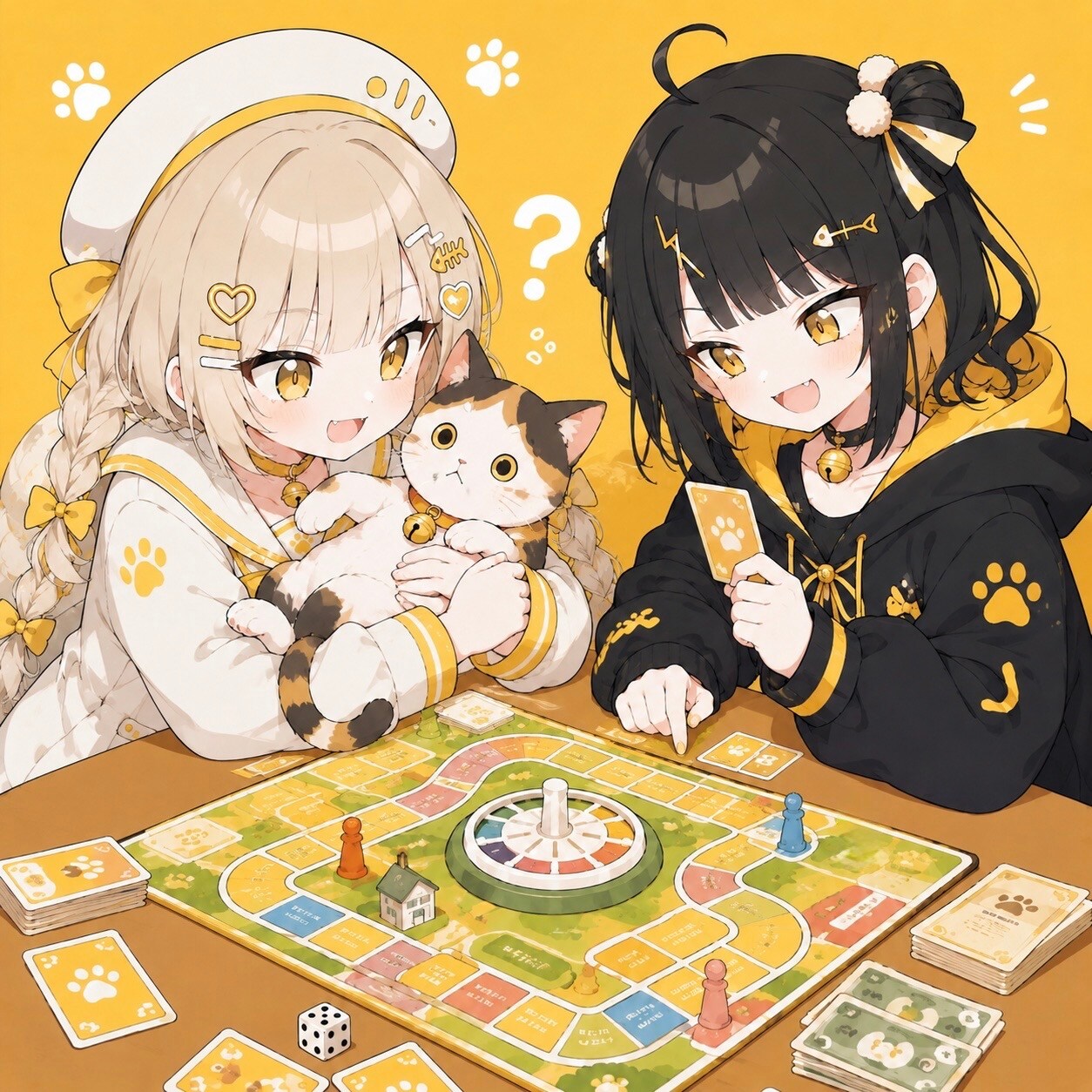 三人でボードゲーム | の人気AIイラスト・グラビア