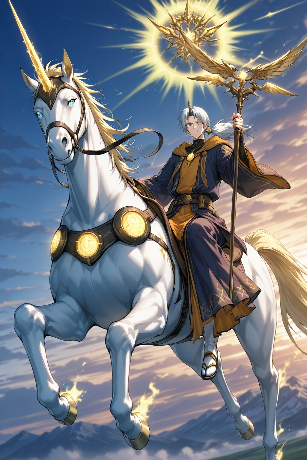 太公望と四不象