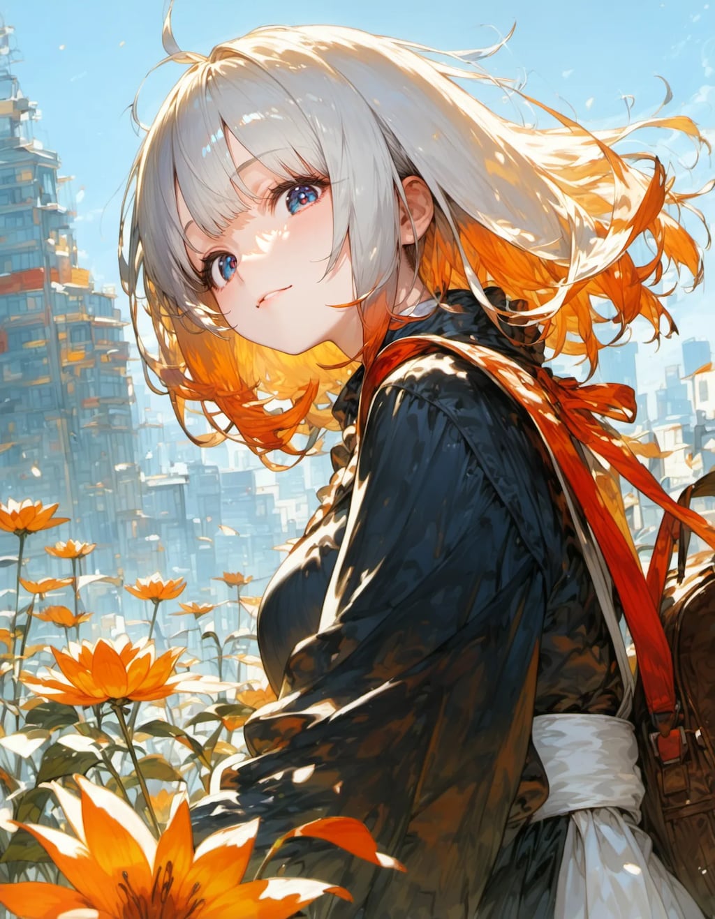City Smile and Marigold Field