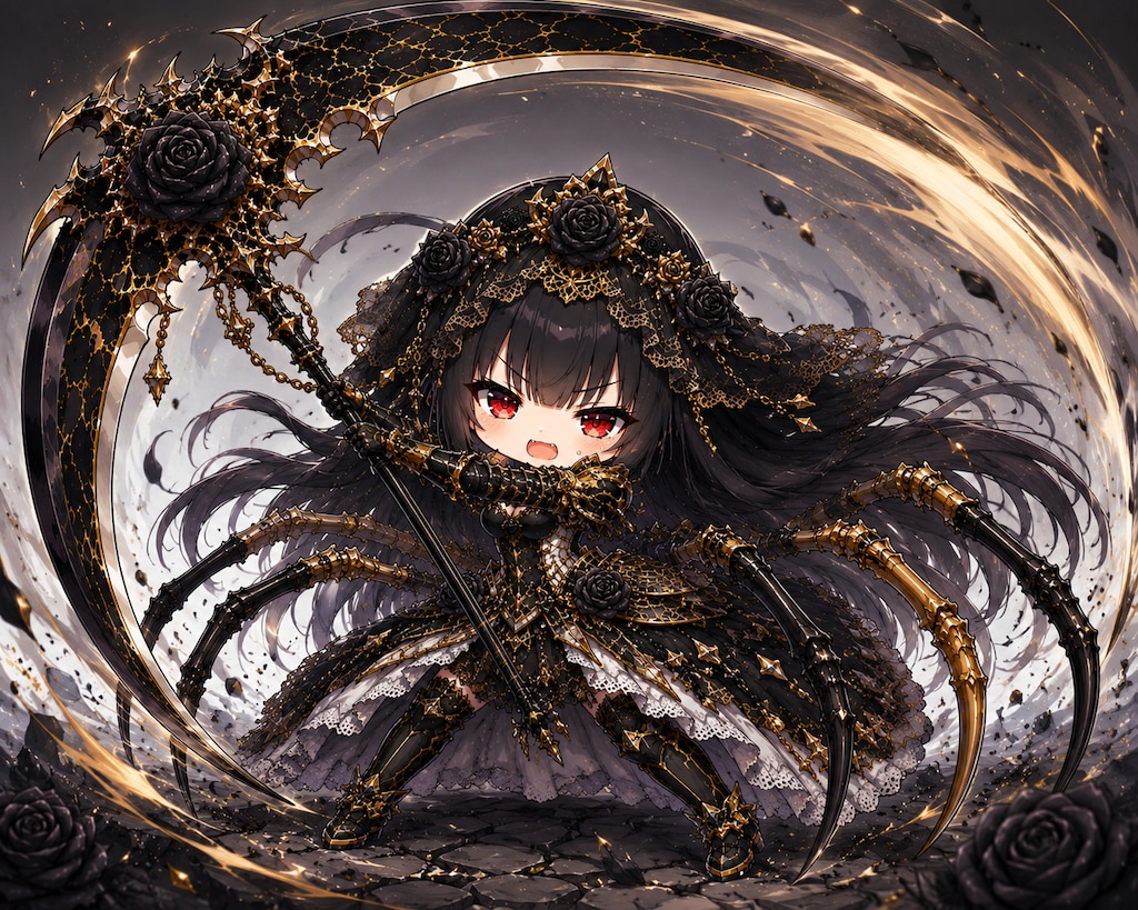 黒薔薇【死神騎士】《黄昏の収穫者》🖤アトラ・ナート
