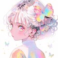 透き通るような彼女 2枚目