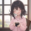ブラックコーヒー少女 2枚目