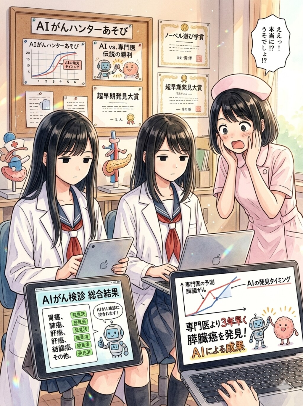 専門医より３年早く膵臓癌をAIで発見