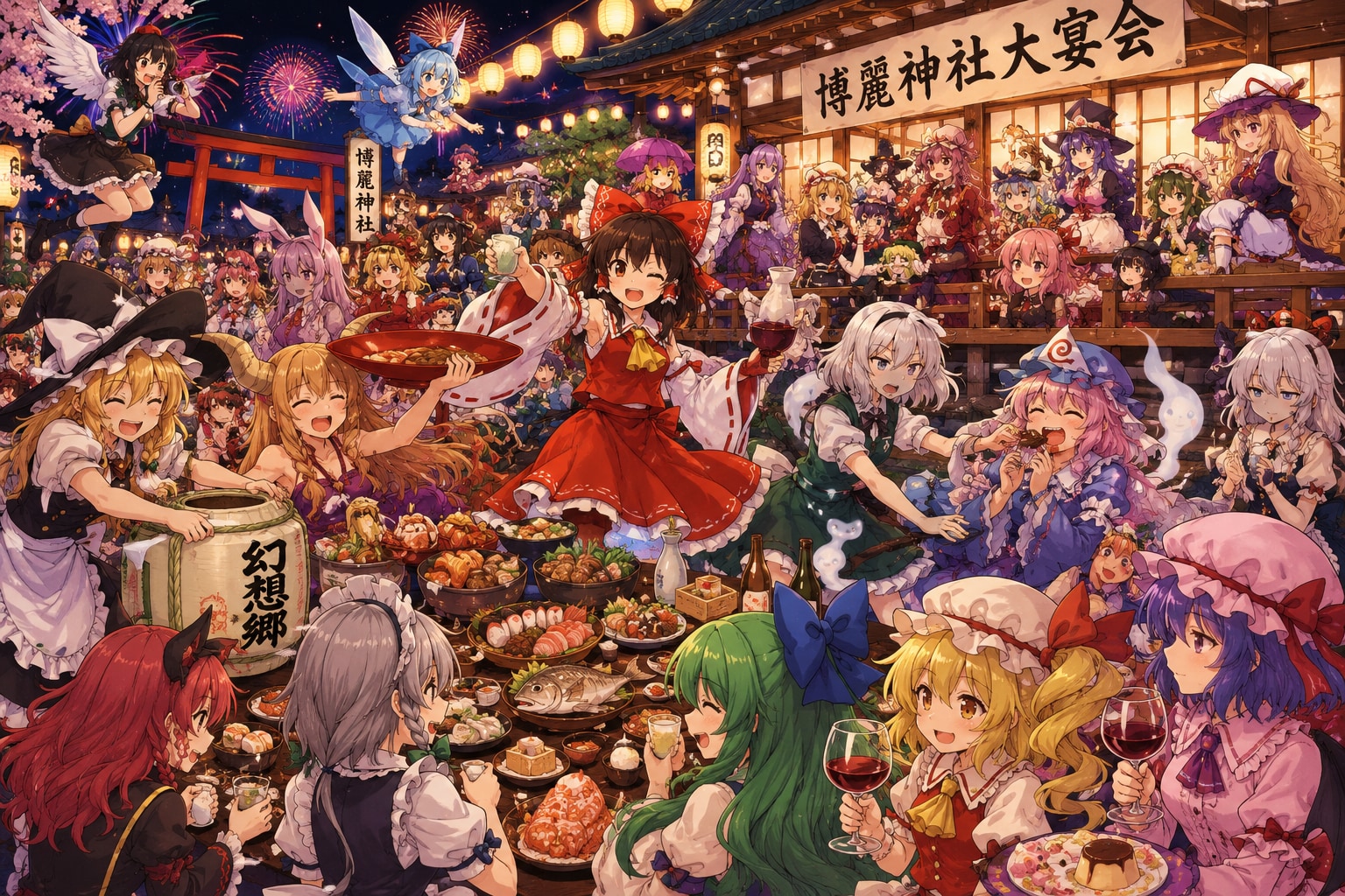 博麗神社の大宴会