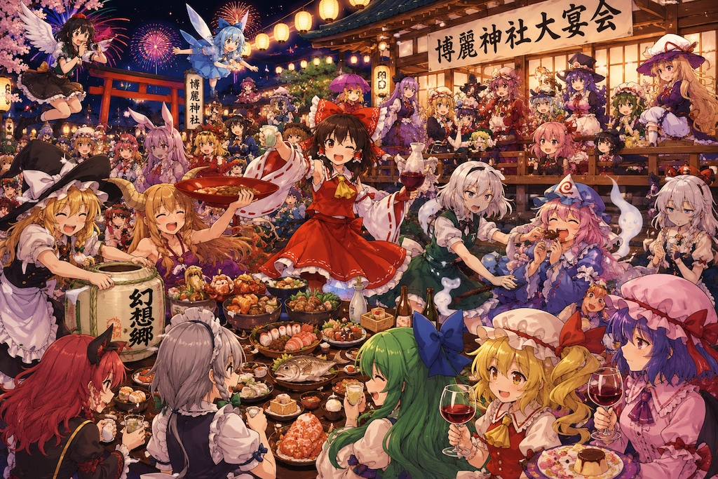 博麗神社の大宴会