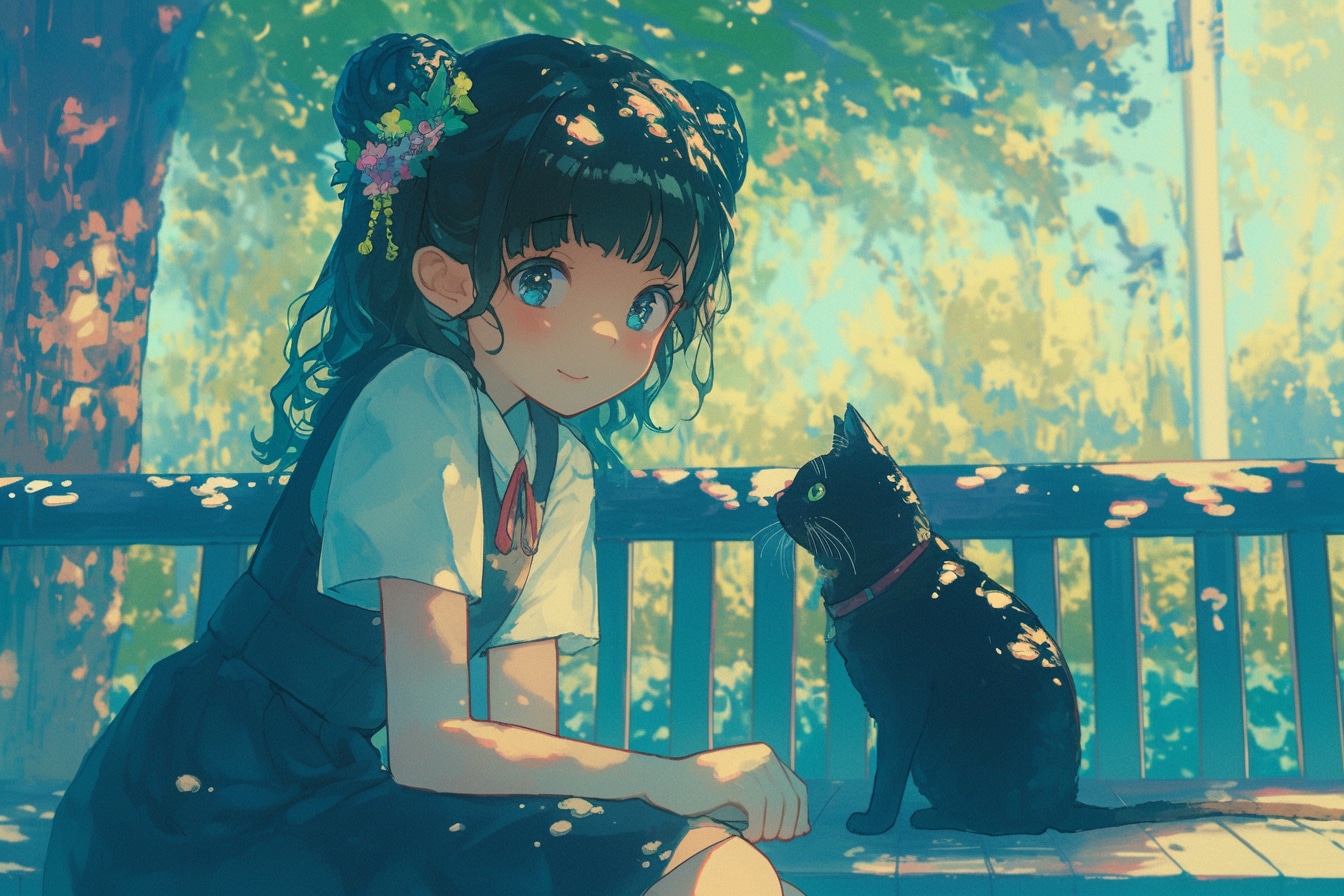 猫🐈とおだんごちゃん🍡✨150 | の人気AIイラスト・グラビア