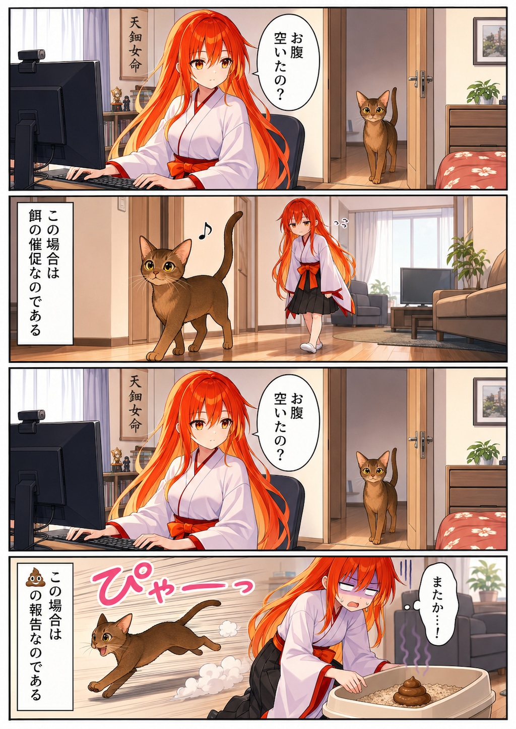 うちの猫の変な癖