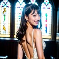 バックレスの花嫁 3枚目
