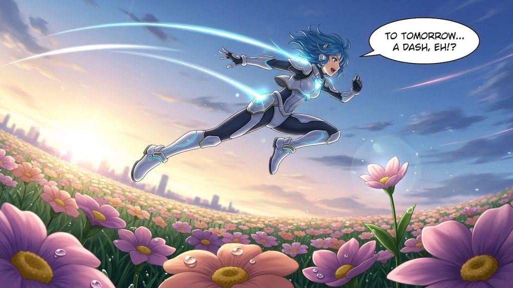 俺は誰だぜ！？ひと足お先, 光の速さでひと足お先, 名もな……