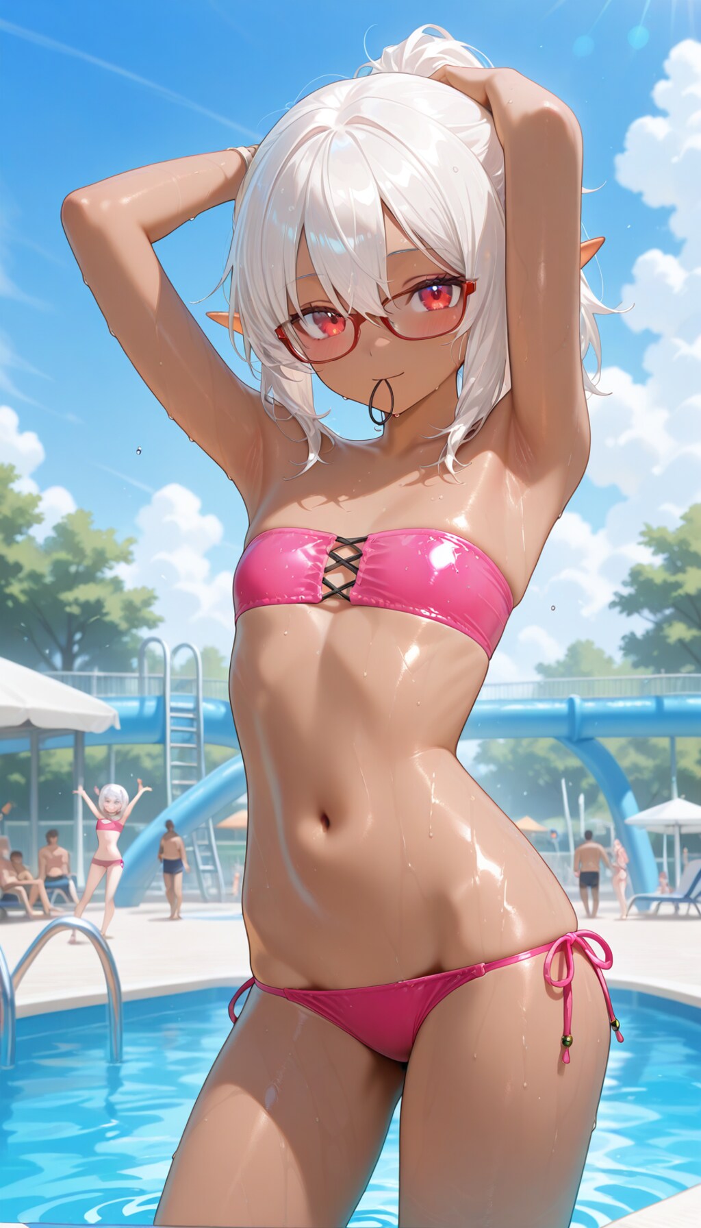 プールサイド