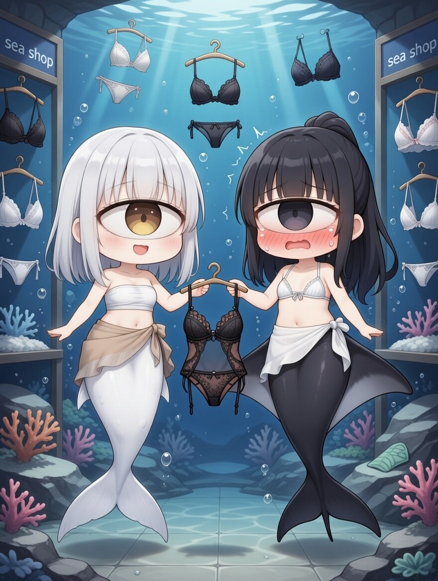 単眼人魚ちゃん.3　ランジェリーショップ