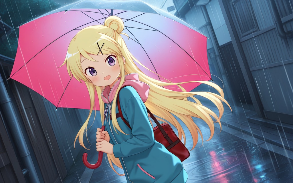 【九条カレン】雨散歩