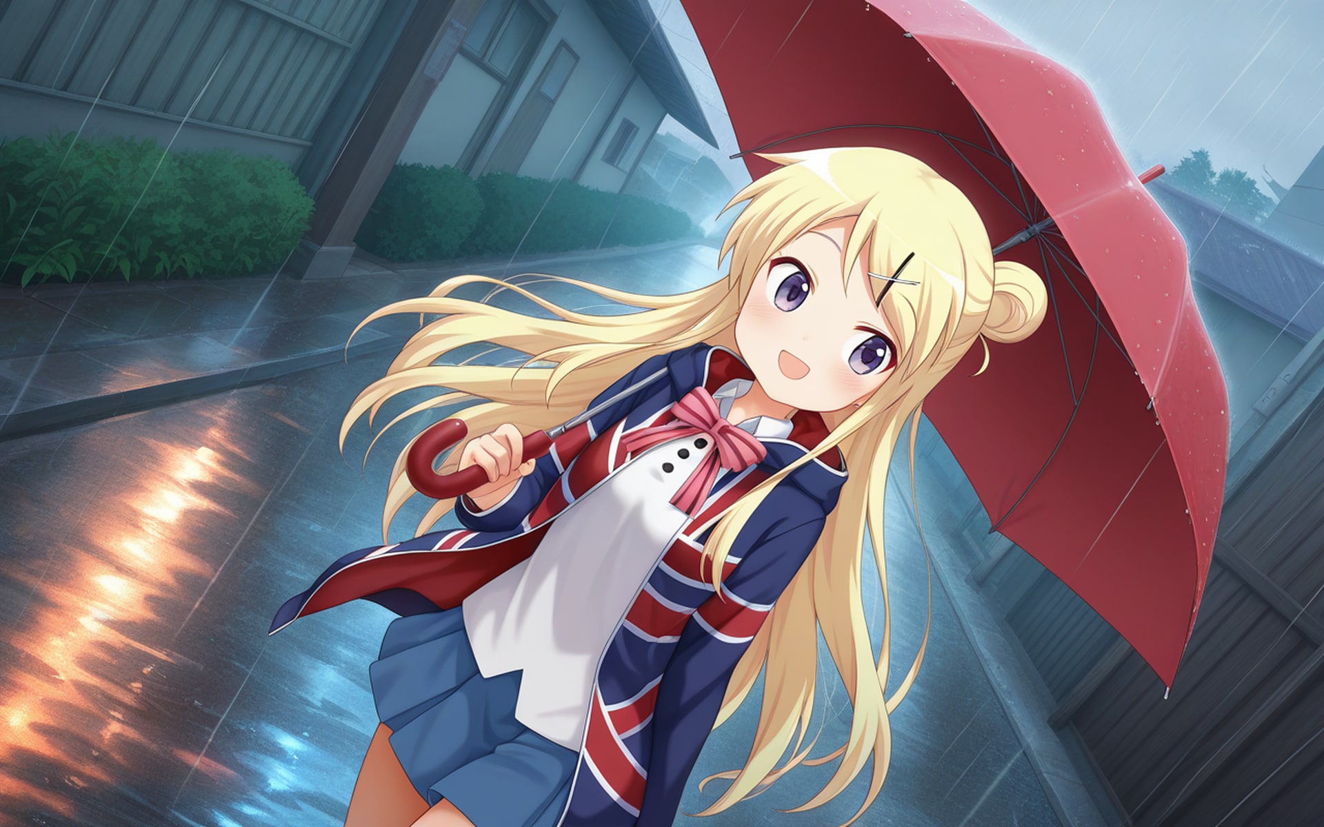 【九条カレン】雨散歩