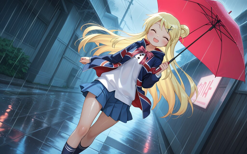 【九条カレン】雨散歩