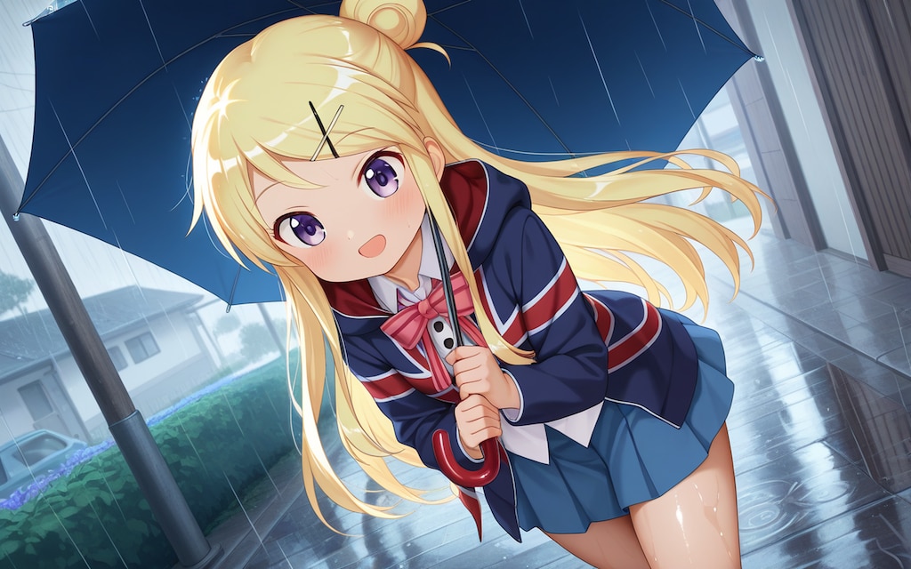 【九条カレン】雨散歩