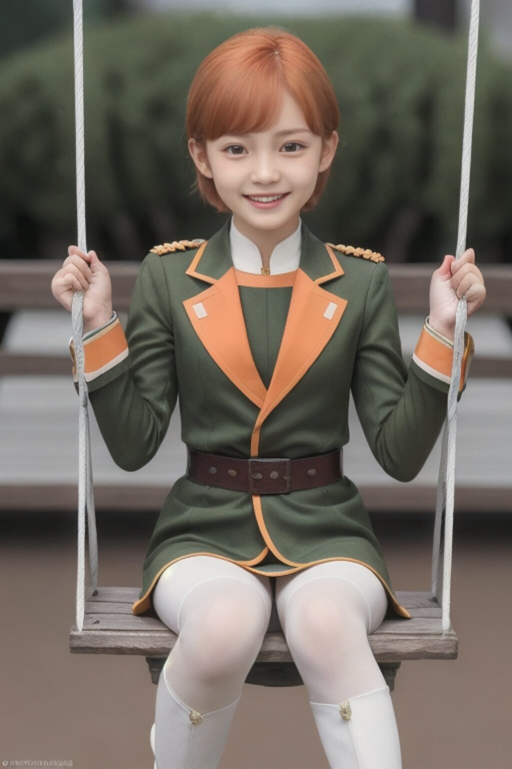 公園で遊ぶミネバコスちゃん