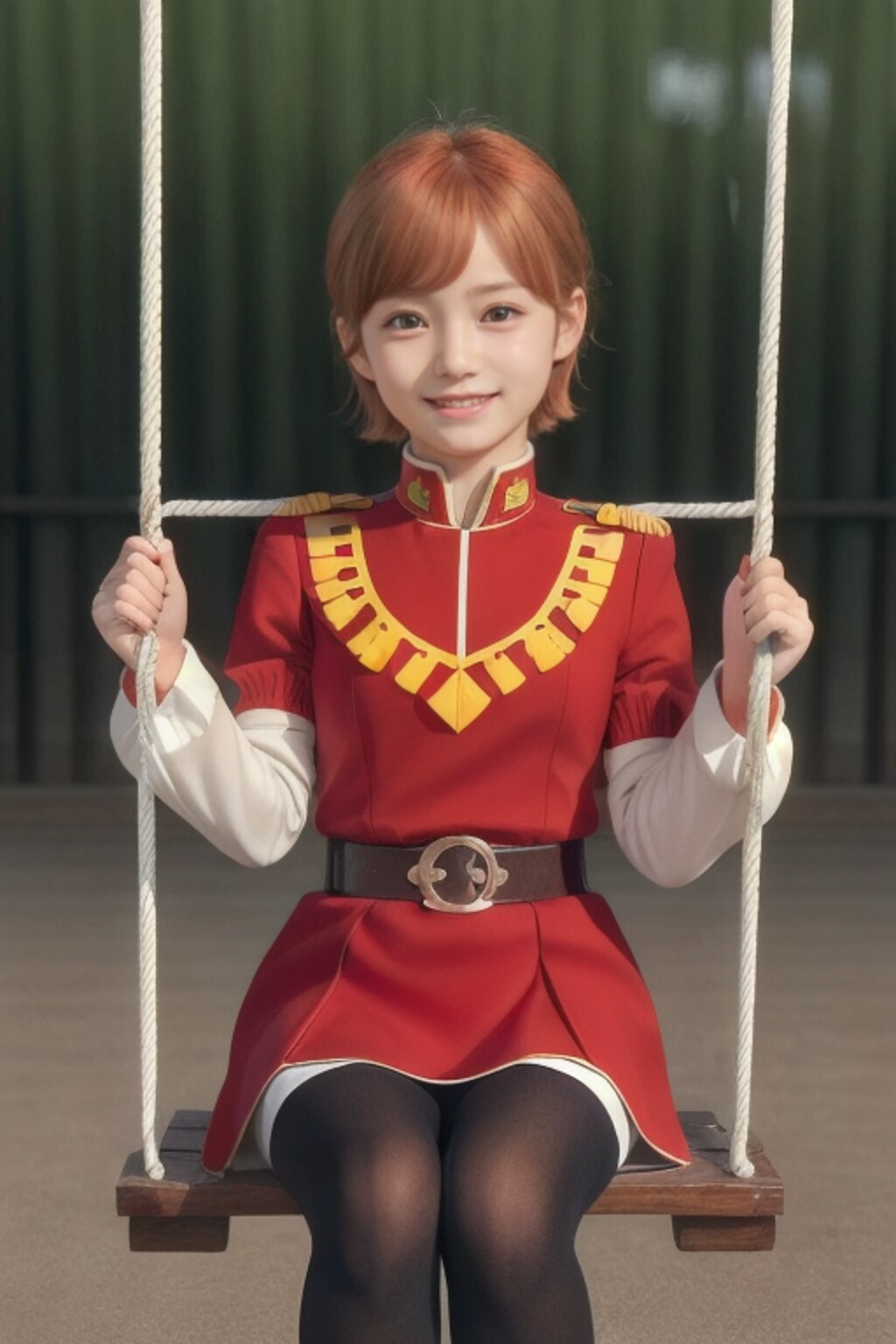 公園で遊ぶミネバコスちゃん