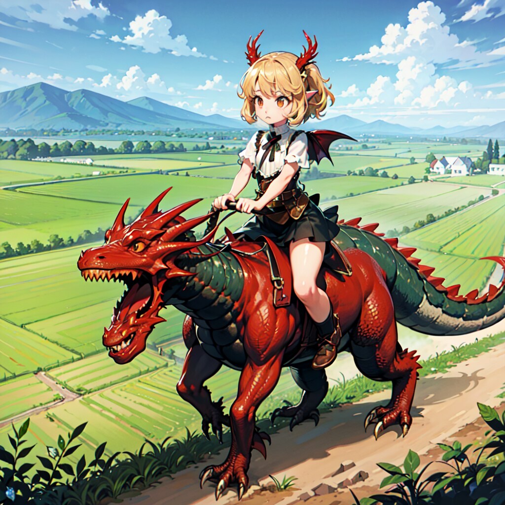 レスランド国に馴染んだ竜人少女