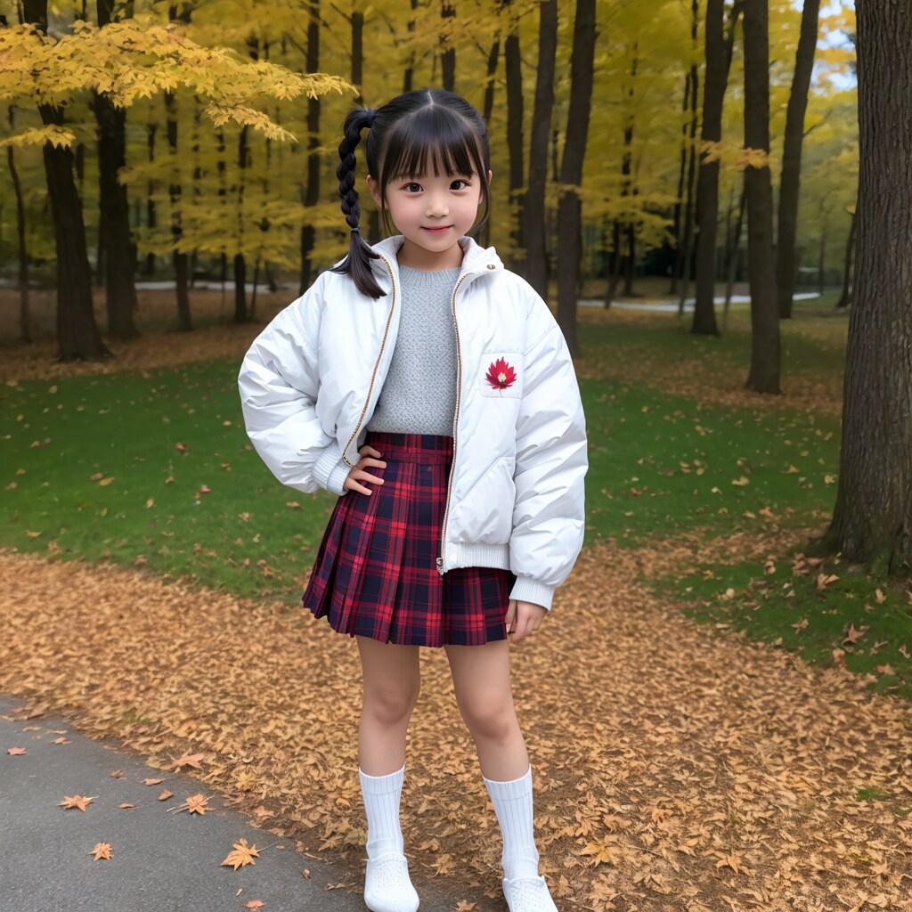 秋コーデ　白ジャケットを基調に