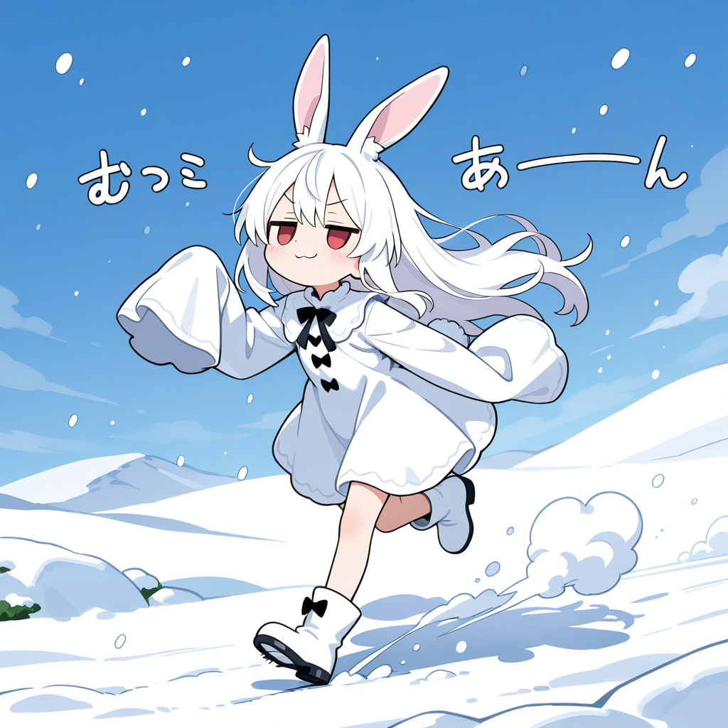 白と言えばうさぎなんです！！♡
