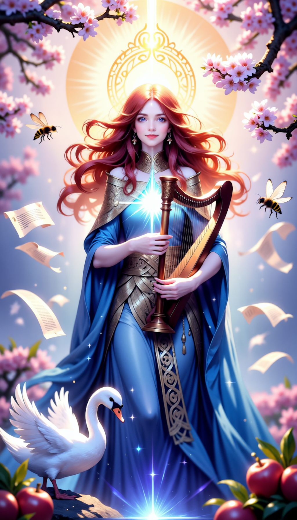 ブリジット：ケルト神話の火・詩・癒し・鍛冶・春の再生の女神　属性多すぎない？