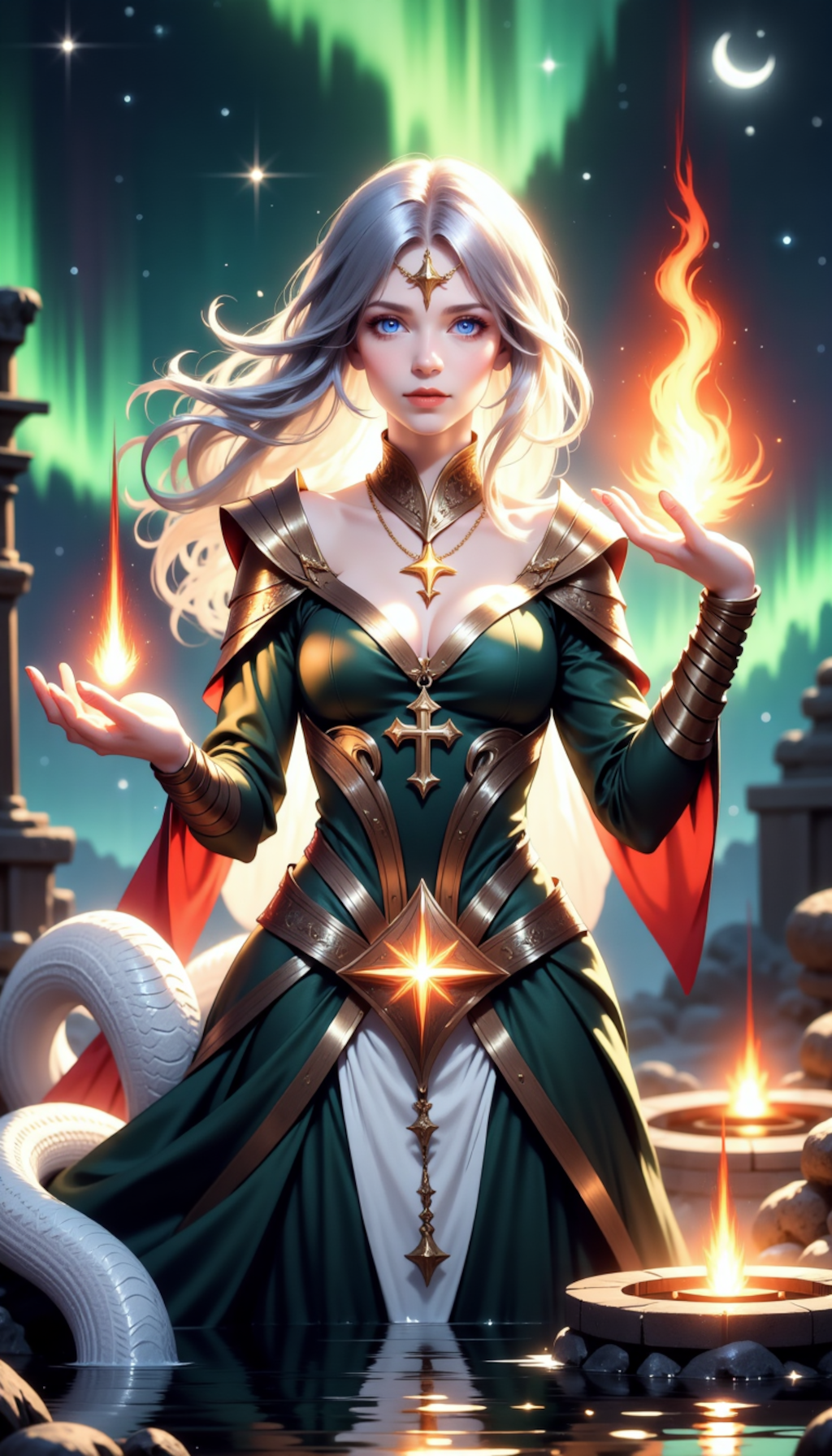 ブリジット：ケルト神話の火・詩・癒し・鍛冶・春の再生の女神　属性多すぎない？