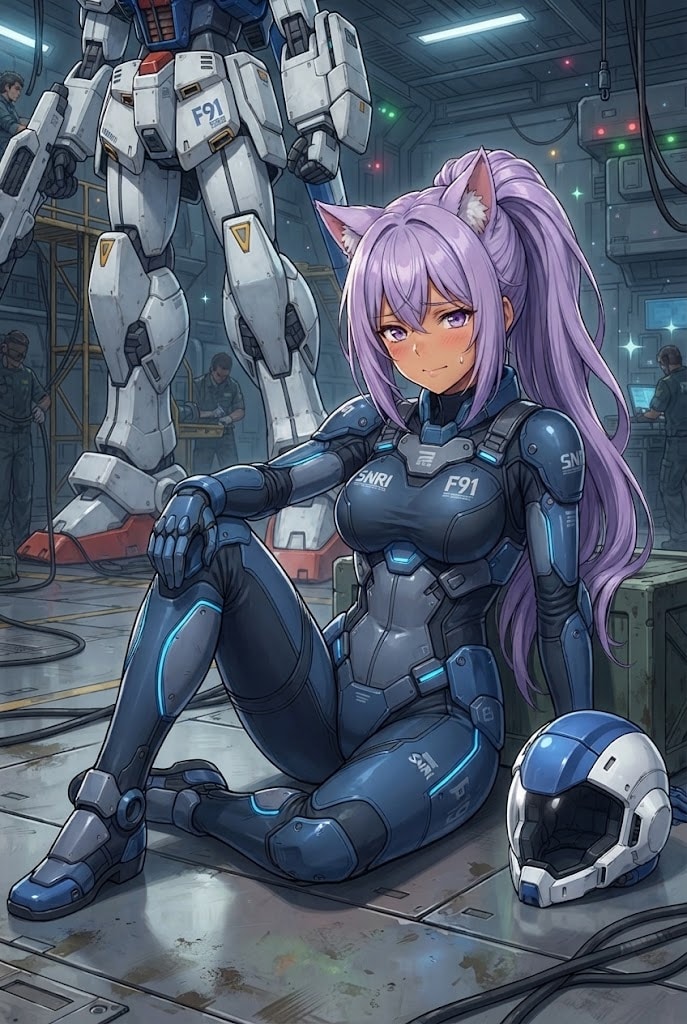 休息もままならないパイロットスーツのシス | の人気AIイラスト・グラビア