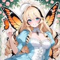 Ella - the butterfly girl - orange tip 3枚目