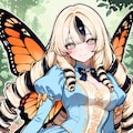 Ella - the butterfly girl - orange tip 2枚目