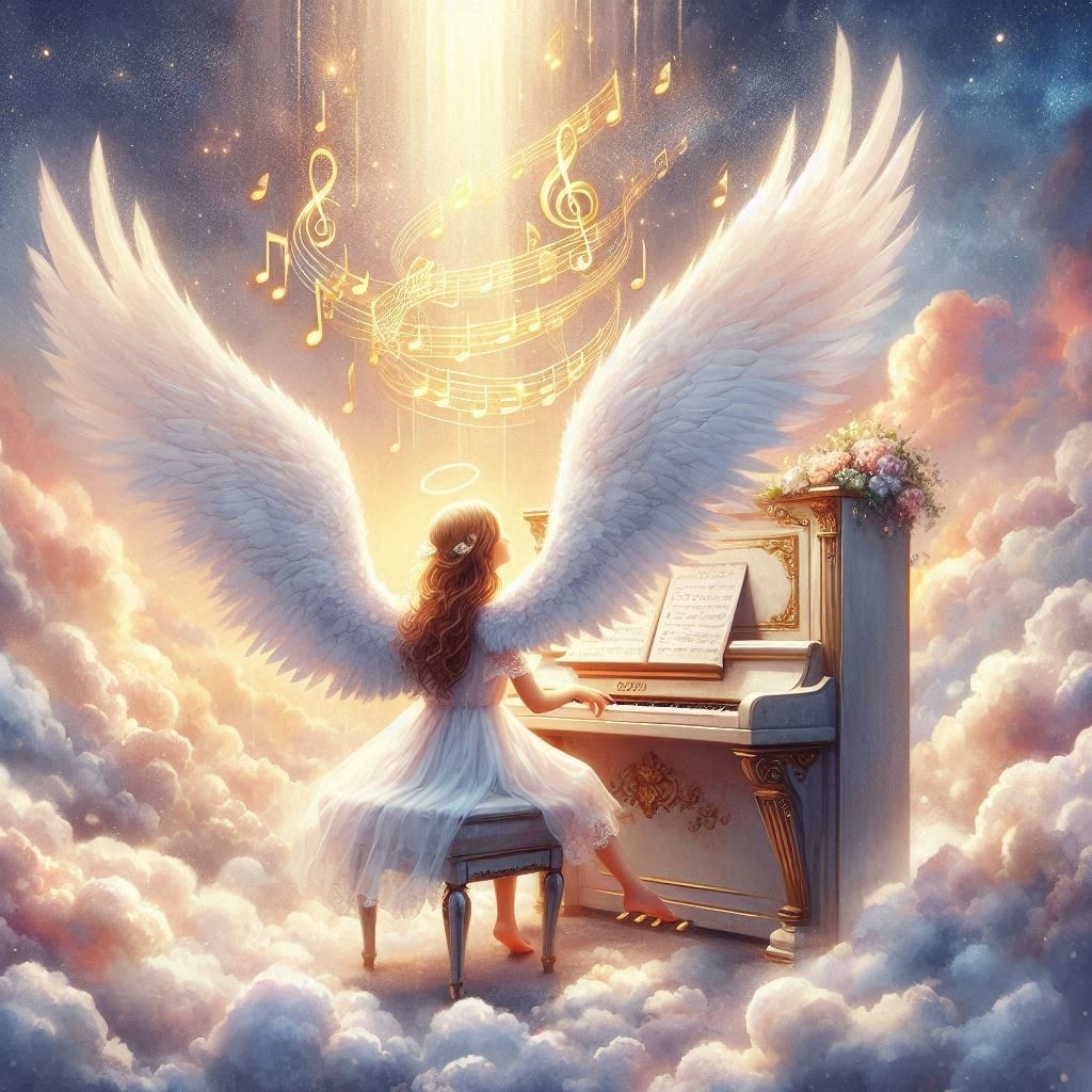 天使のピアニスト | の人気AIイラスト・グラビア