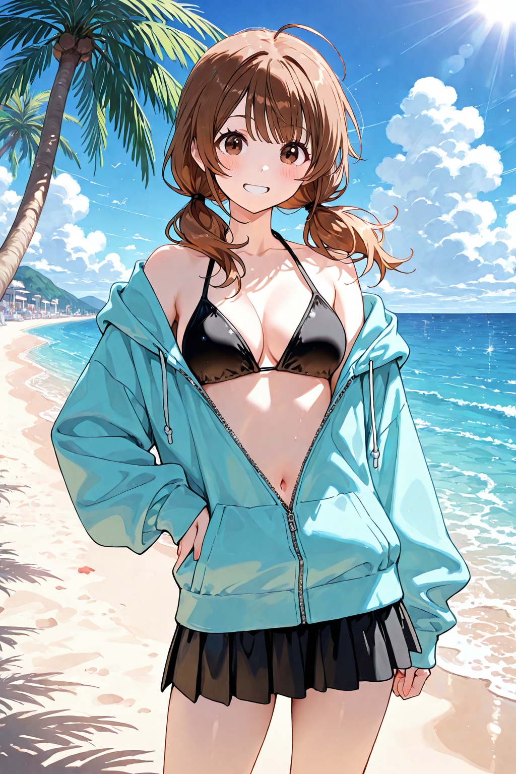 着崩しラッシュパーカー