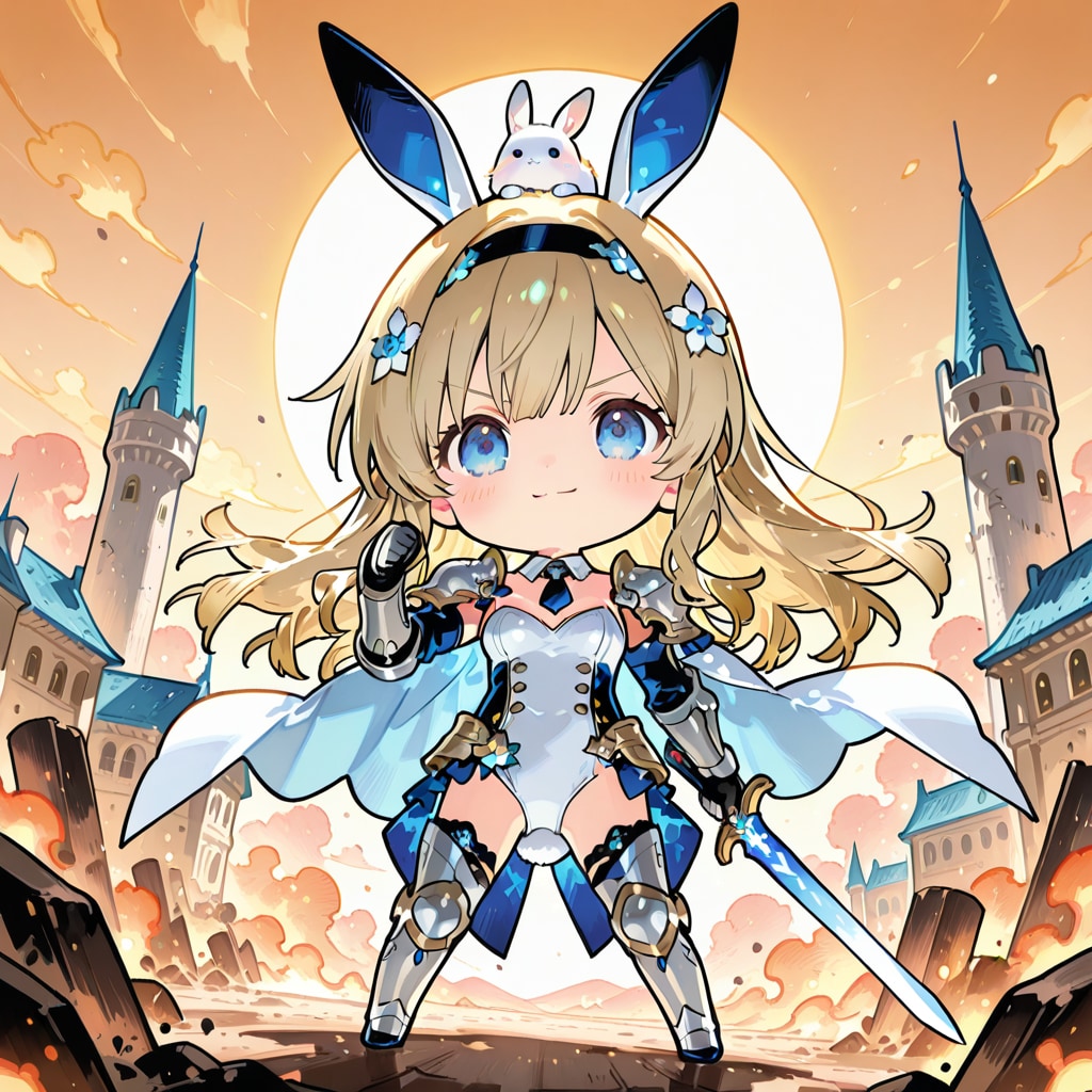 うさぎの守護騎士さん | の人気AIイラスト・グラビア