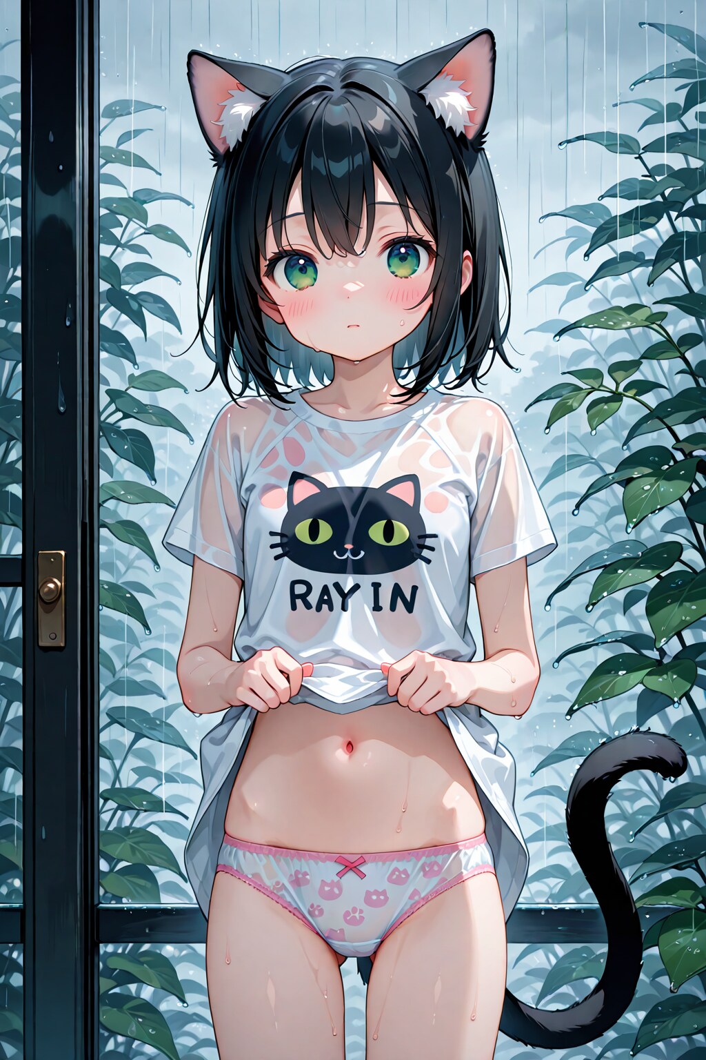 ネコミミネコプリント