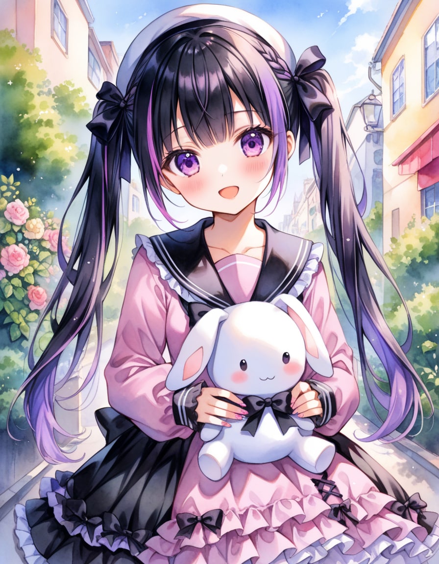 水彩風 | の人気AIイラスト・グラビア