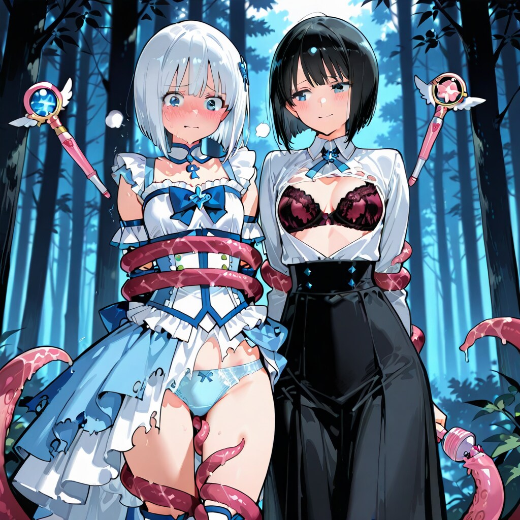 アハハ…捕まっちゃったね