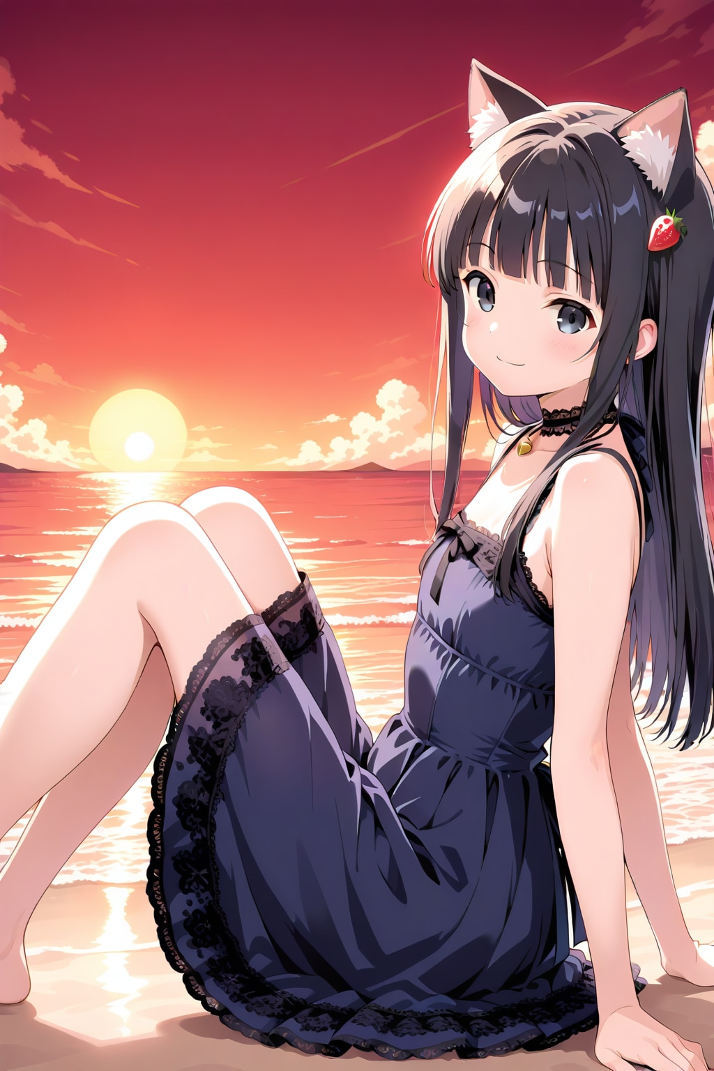 ネコ娘のクロちゃん🐈‍⬛✨３０ | の人気AIイラスト・グラビア